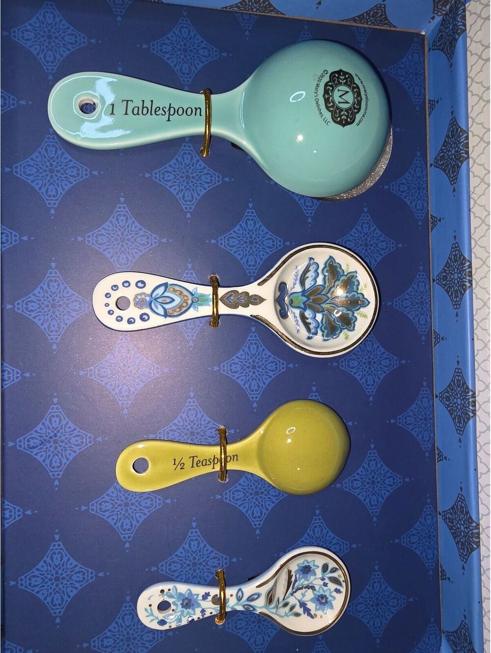 Mary DiSomma's ceramic nesting measuring spoons